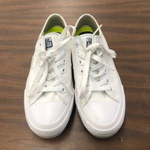 White low top Converse